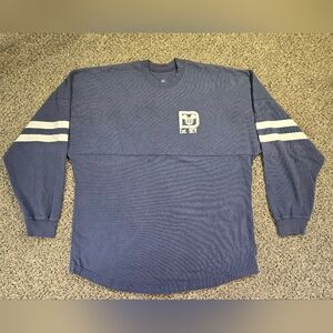 Walt Disney World Moonlight Blue Authentic Spirit Jersey Long Sleeve Size Medium